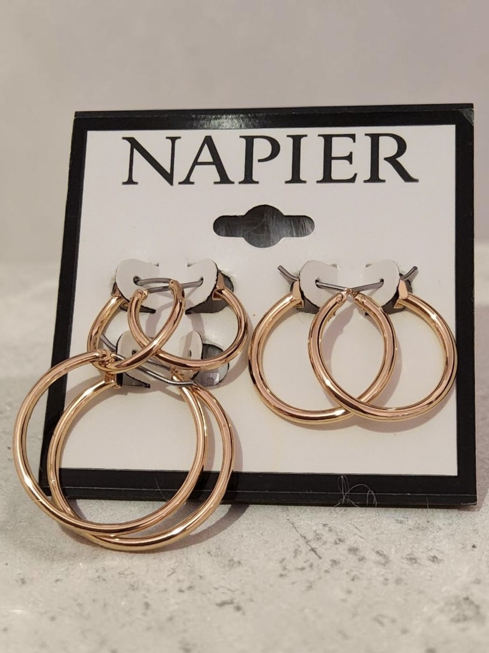 Napier  Hoop Earring Trio
